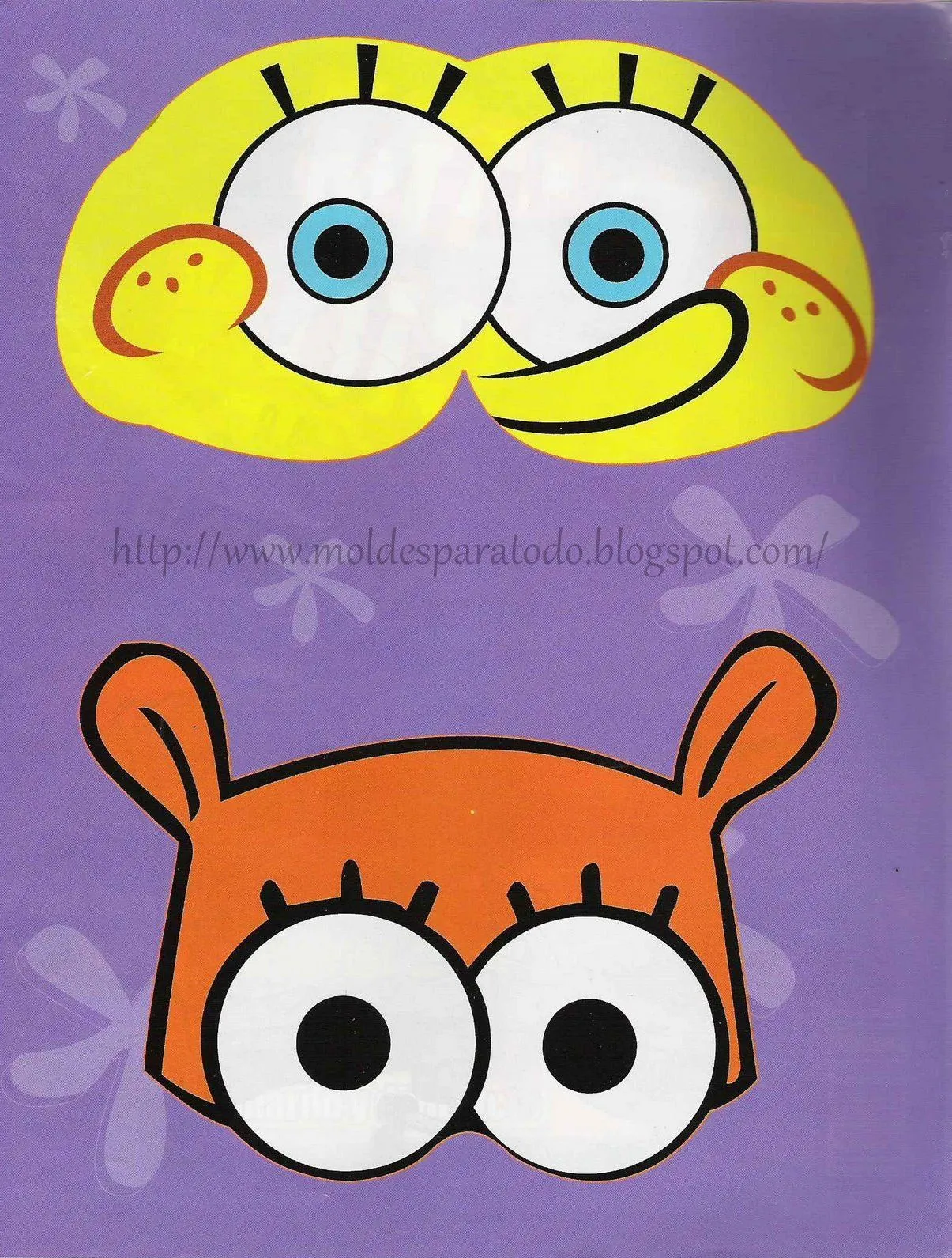 Antifaces Bob Esponja ::