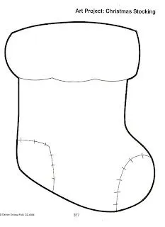 Moldes para Todo: * Botas Navideñas para trabajar con los niños