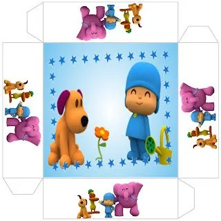Pocoyo en foami moldes - Imagui