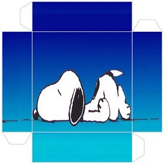 Moldes para Todo: * Cajita de Snoopy *