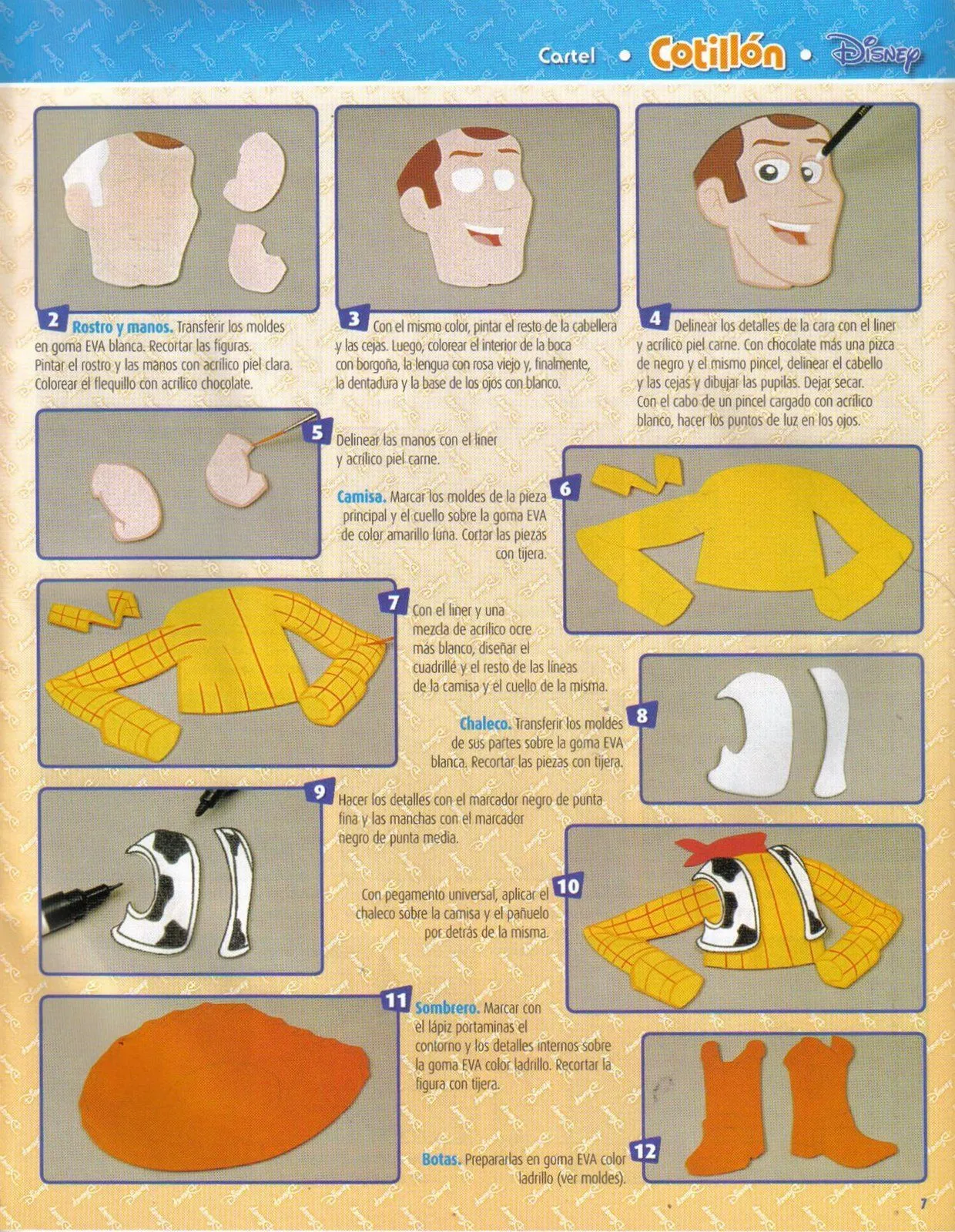Moldes para Todo: - Cartel Woody
