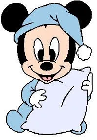 Moldes para Todo: * Dibujitos de Mickey Baby *