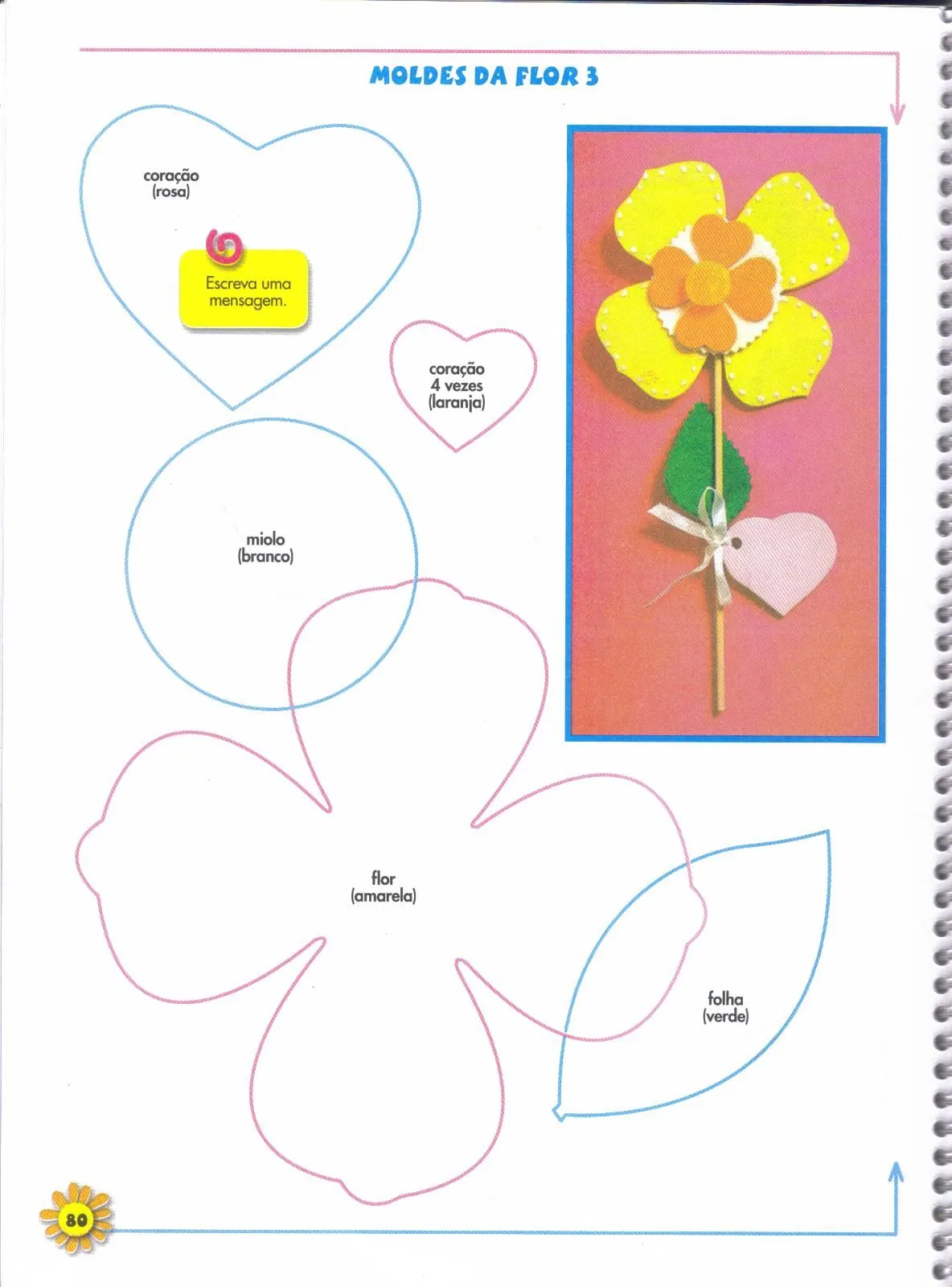 Moldes para Todo: * Flores con amor