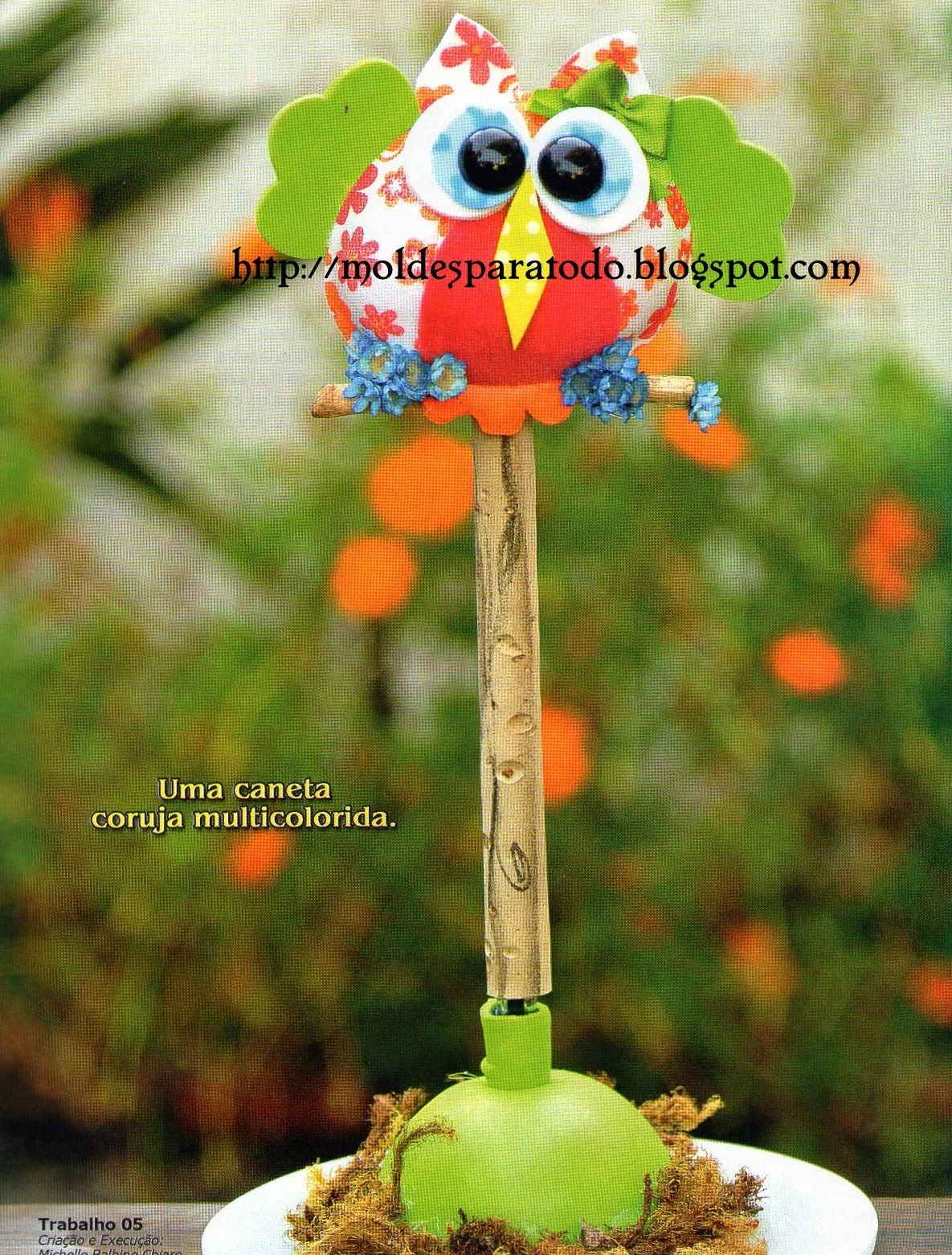 Moldes para Todo: = Fofupluma Búho =