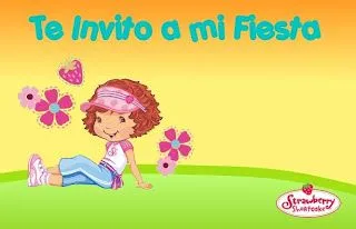 Moldes para Todo: ** Invitaciones Rosita Fresita