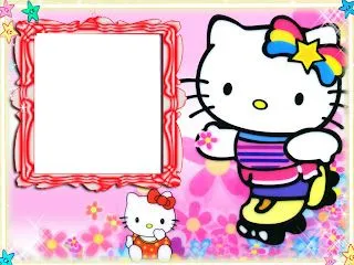 Moldes para Todo: * Marcos para Fotos Hello Kitty * Moldes para Todo: * Marcos para Fotos Hello Kitty *