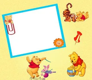 Moldes para Todo: ** Marcos para Fotos Winnie Pooh ** Moldes para Todo: ** Marcos para Fotos Winnie Pooh **