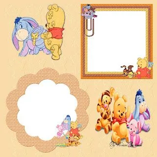 Moldes para Todo: ** Marcos para Fotos Winnie Pooh ** Moldes para Todo: ** Marcos para Fotos Winnie Pooh **