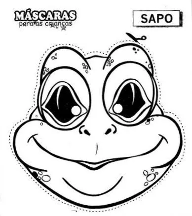 Mascaras de rana en foami - Imagui