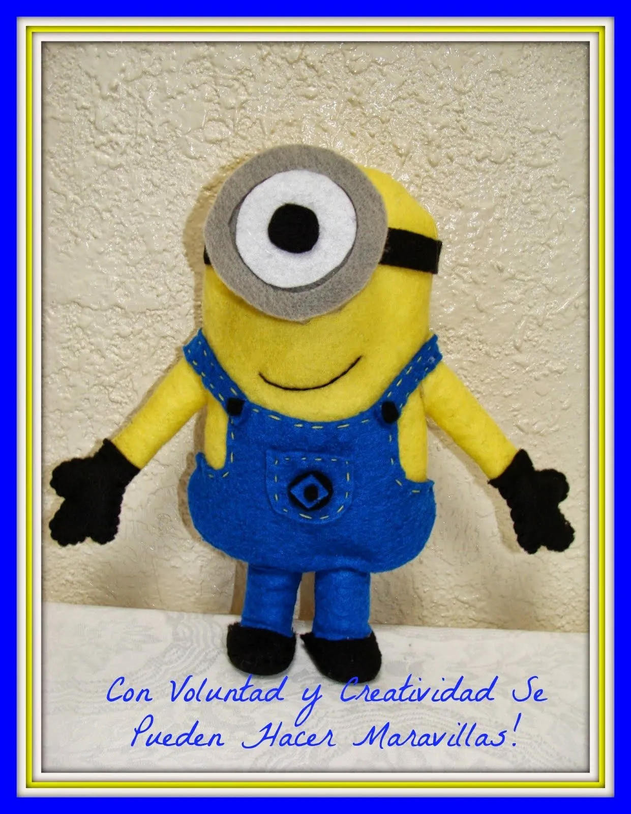 Moldes para Todo: * Minion en Fieltro