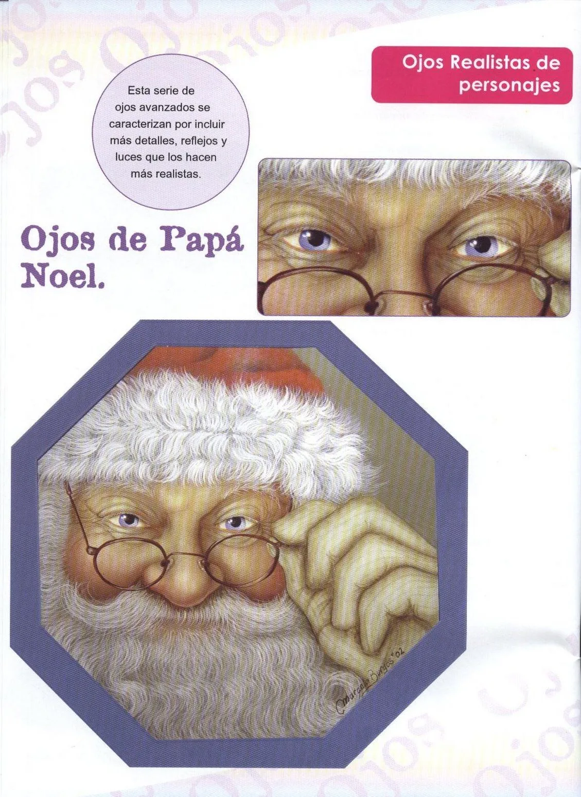 Moldes para Todo: * Cómo pintar Ojos de Santa Claus Moldes para Todo: * Cómo pintar Ojos de Santa Claus