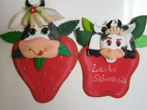  ... de Grupo de Labores y manualidades > Vacas en foami