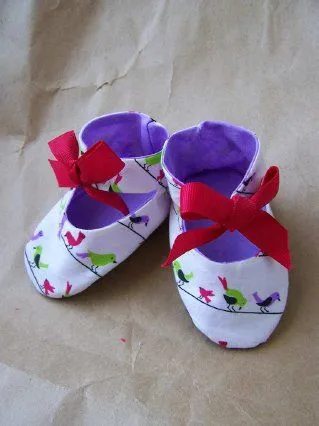 Zapatitos de bebe IV « Mi caja de costura