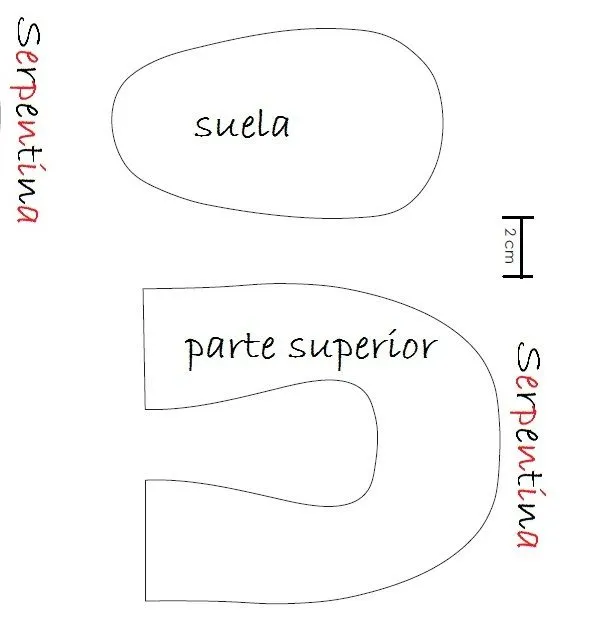 Zapatos zapatillas de bebé moldes - Imagui