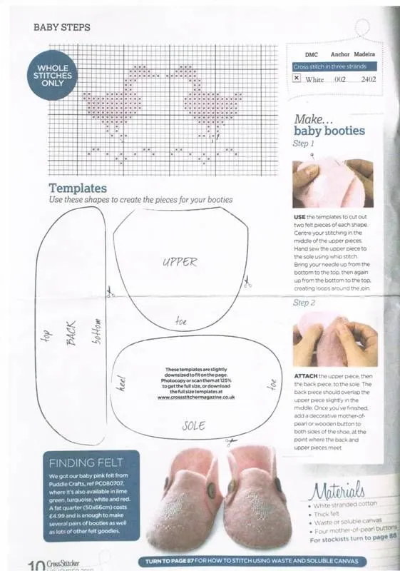 Moldes de zapatitos de fieltro para bebés - Imagui | ropa bebe ... Moldes de zapatitos de fieltro para bebés - Imagui | ropa bebe ...