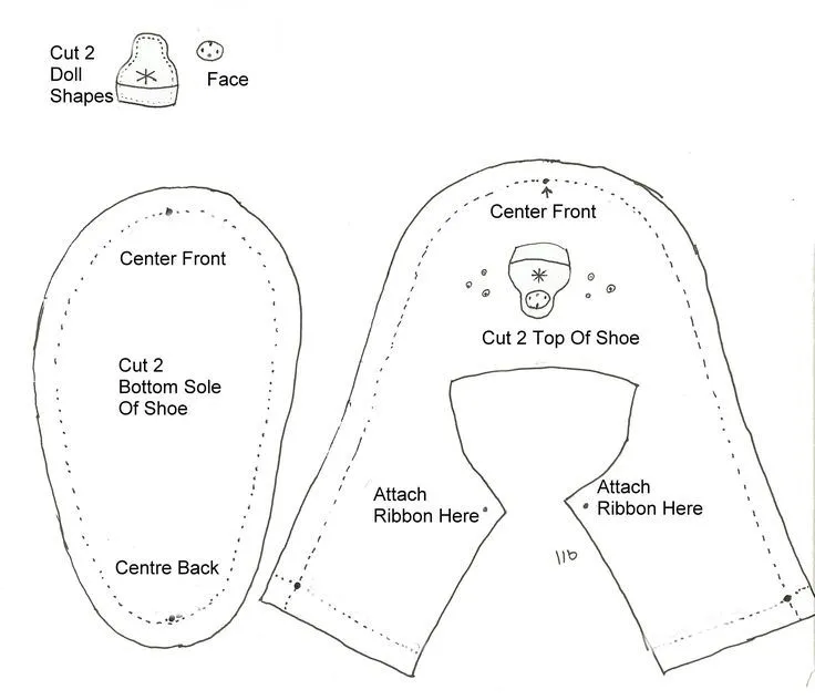 Moldes de zapatos para bebés - Imagui