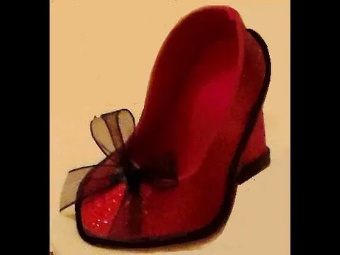 Moldes para hacer zapatos de tacon en foami Imagui
