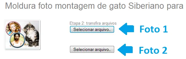 Moldura Grátis com Duas Fotos - Seu Mundo é Aqui Moldura Grátis com Duas Fotos - Seu Mundo é Aqui