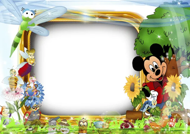 Elenice Arte em gifs molduras e fotos: MOLDURAS A TURMA DO MICKEY