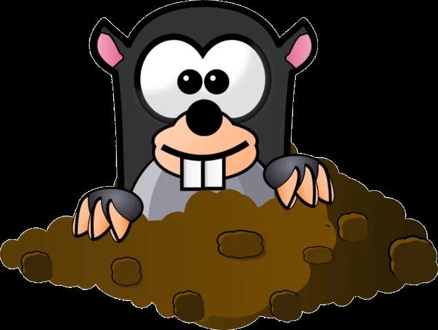 Mole de dibujos animados, imagen vectorial - 365PSD.com Mole de dibujos animados, imagen vectorial - 365PSD.com