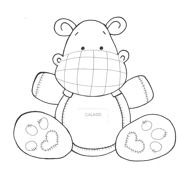 Dibujos de hipopotamos bebés - Imagui