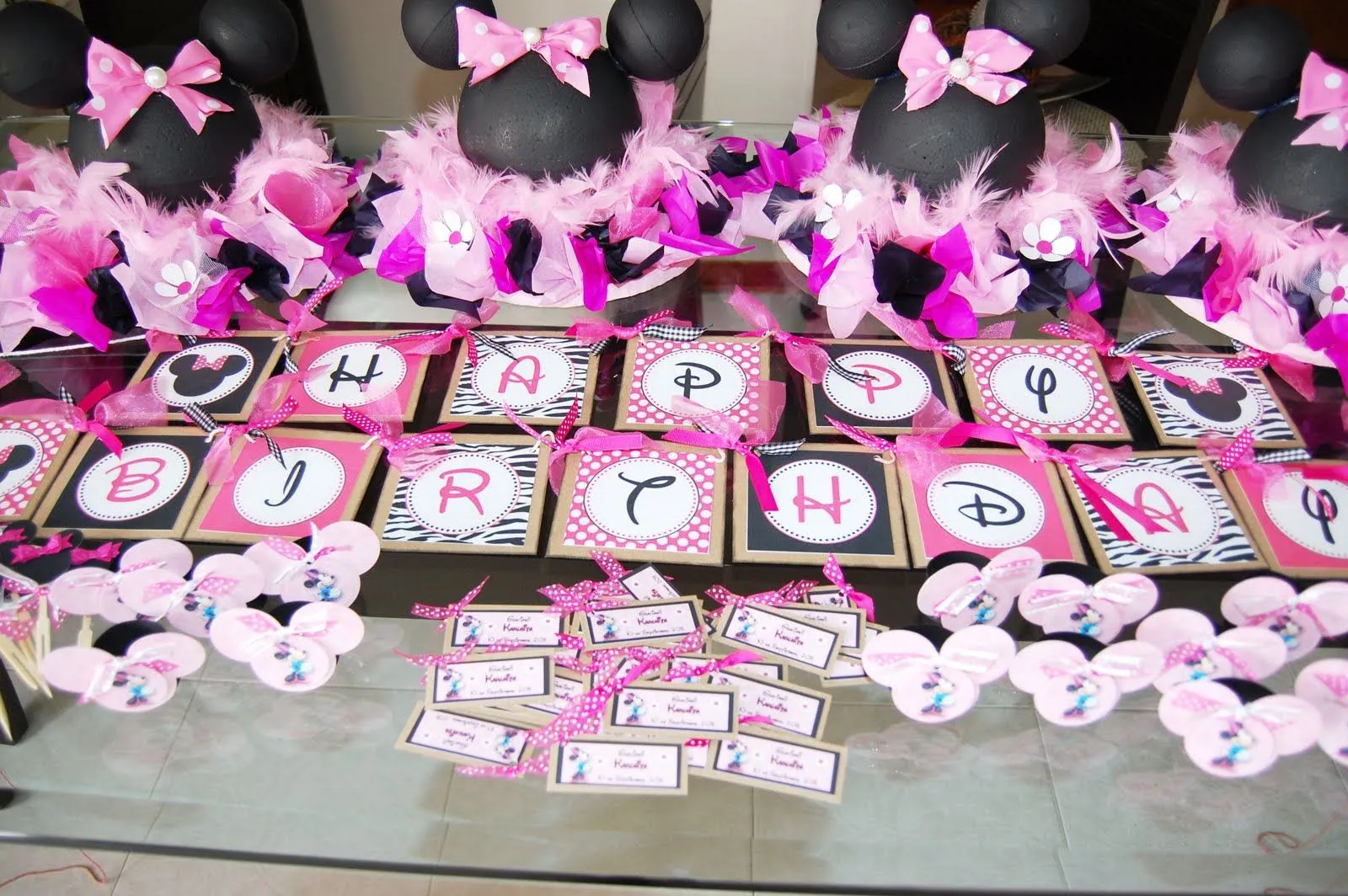 Decoración de Minnie Mouse rosa - Imagui