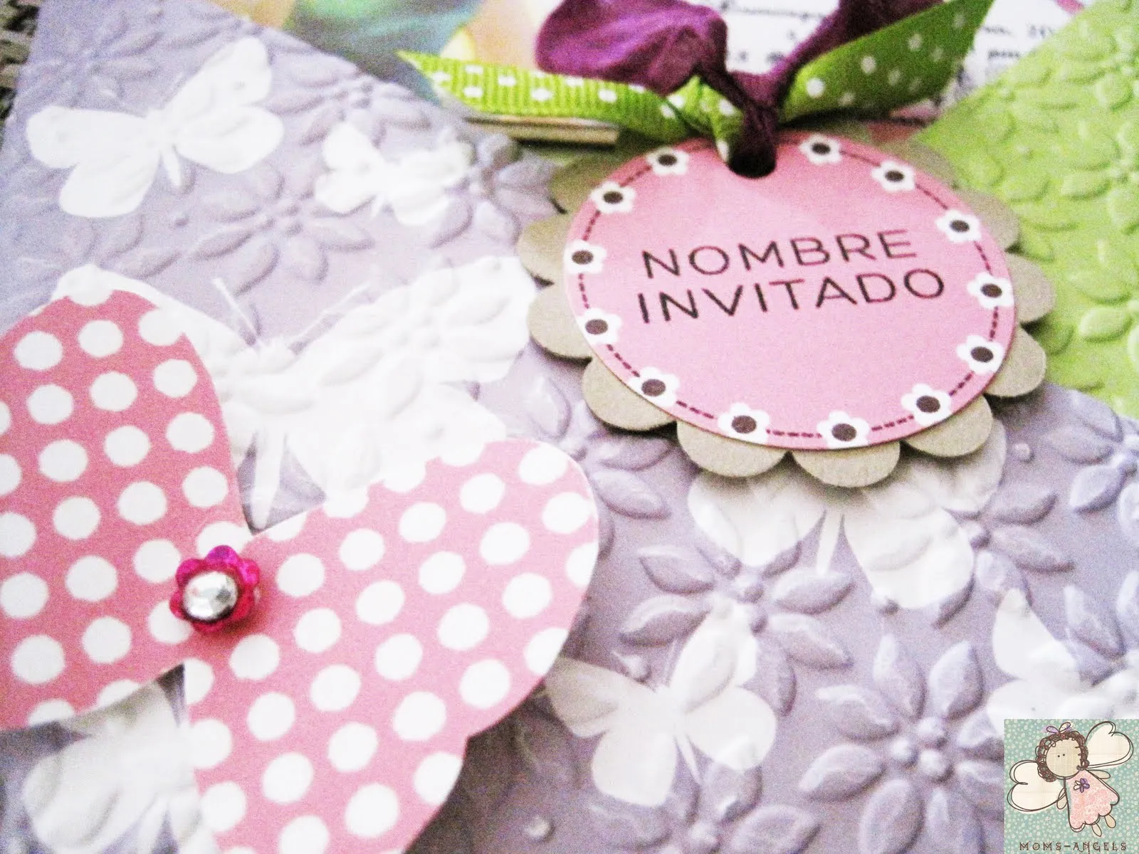 Moms-Angels: Invitacion de Tinkerbell