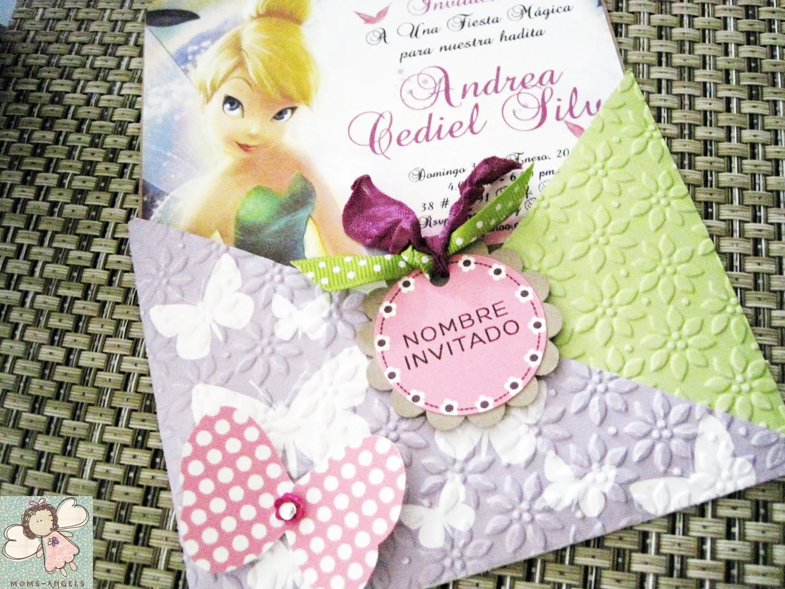 Moms-Angels: Invitacion de Tinkerbell