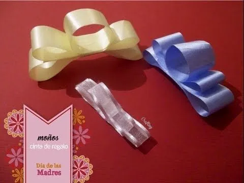 Moña - Cinta de regalo - YouTube