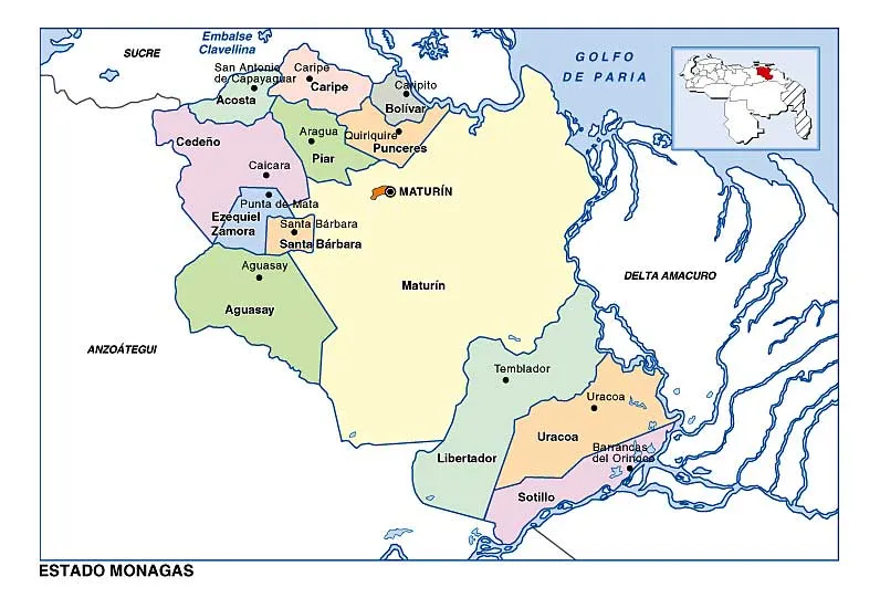 Estado Monagas | Venezuela, un país para todos Estado Monagas | Venezuela, un país para todos