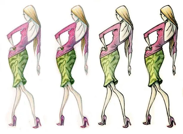 Mondo Ediniano: Pruebas: cartoon y bocetos de moda Mondo Ediniano: Pruebas: cartoon y bocetos de moda
