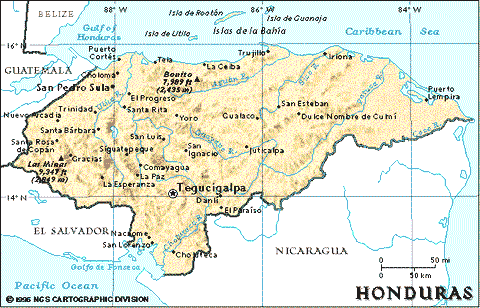 MONDO LATINO - Mapa y Estadísticas de Honduras MONDO LATINO - Mapa y Estadísticas de Honduras