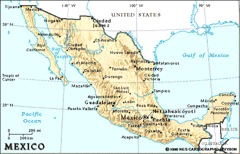MONDO LATINO - Mapa y Estadísticas de México MONDO LATINO - Mapa y Estadísticas de México