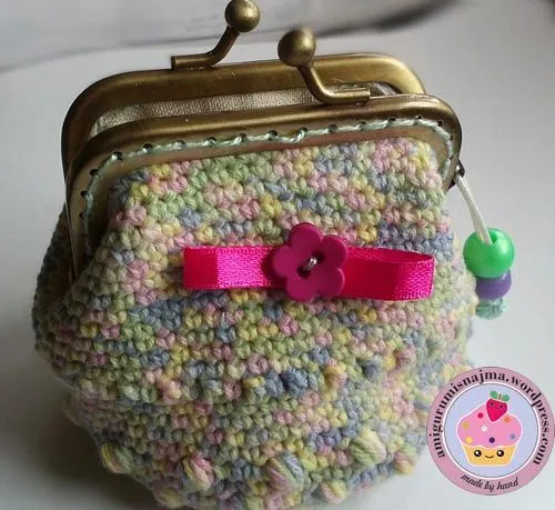 monedero crochet con abertura metalica | Lil' Sweet Dolls