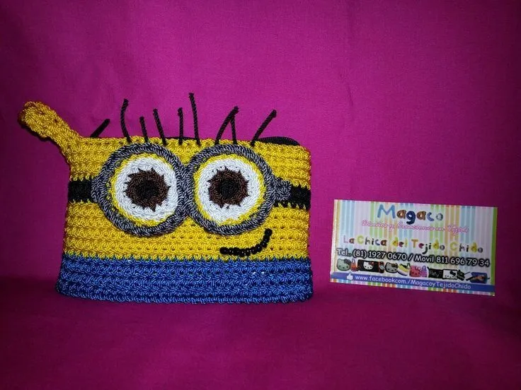 Monedero Minion | Minions crochet by Tejido Chido | Pinterest ... Monedero Minion | Minions crochet by Tejido Chido | Pinterest ...