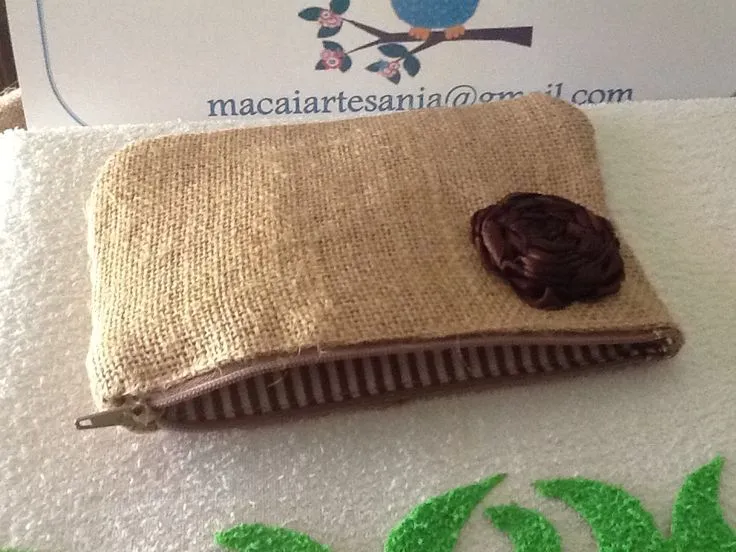 Monedero tela de saco | Manualidades | Pinterest Monedero tela de saco | Manualidades | Pinterest