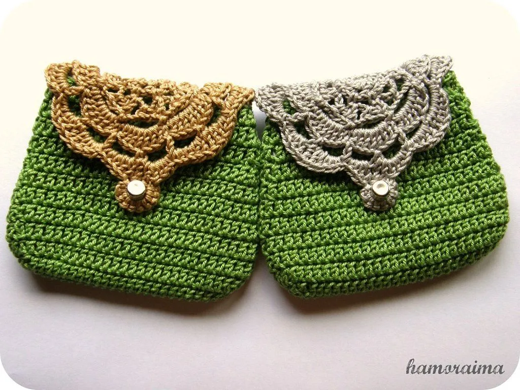 monederos crochet | Aprender manualidades es facilisimo.