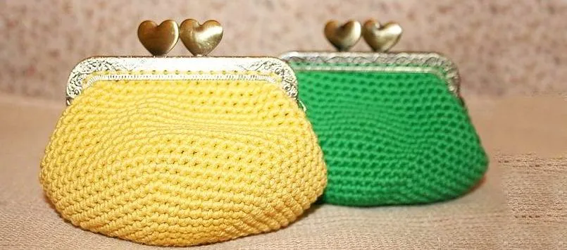 Monederos de crochet paso a paso