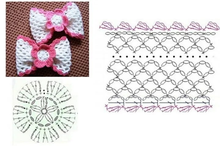 Moño a crochet | Bandas y moños para el pelo | Pinterest | Crochet Moño a crochet | Bandas y moños para el pelo | Pinterest | Crochet