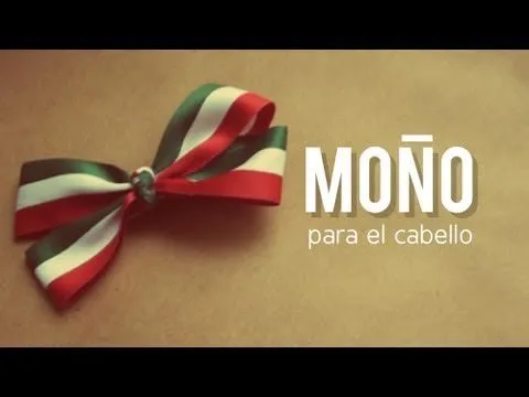 Moño doble para el cabello - Viva Mexico! - YouTube Moño doble para el cabello - Viva Mexico! - YouTube
