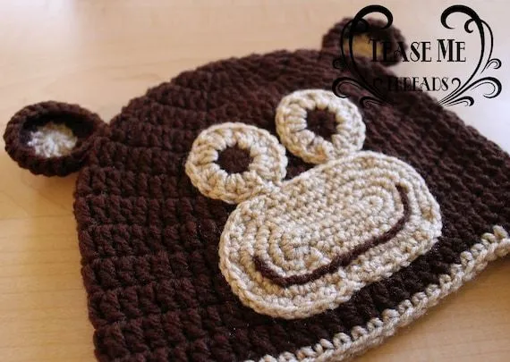 Mono Gorro en Crochet_Halloween Mono Chango por TeaseMeThreads