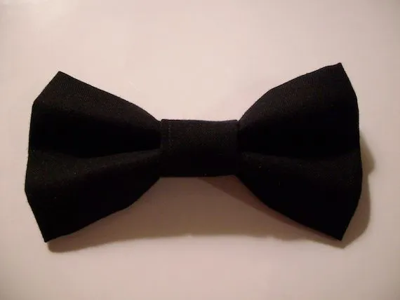 Moño negro básico para perro gato o humanos por CarlitoCreations