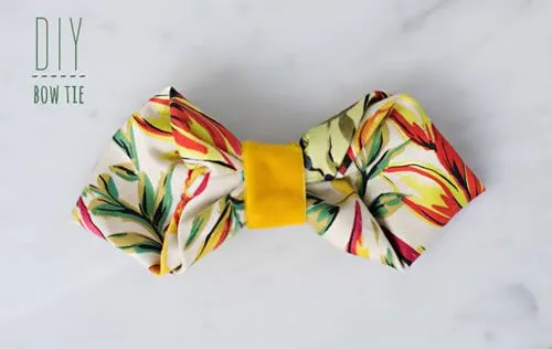 Moño de tela para el cabello - Guía de MANUALIDADES