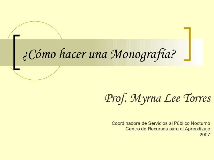 Como hacer una Monografía--2007.