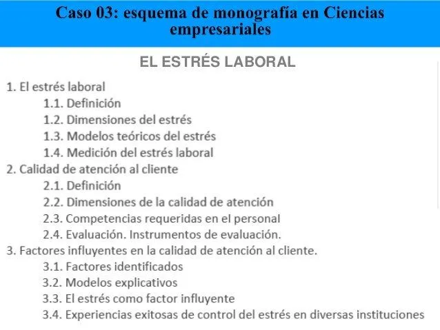 La monografía I