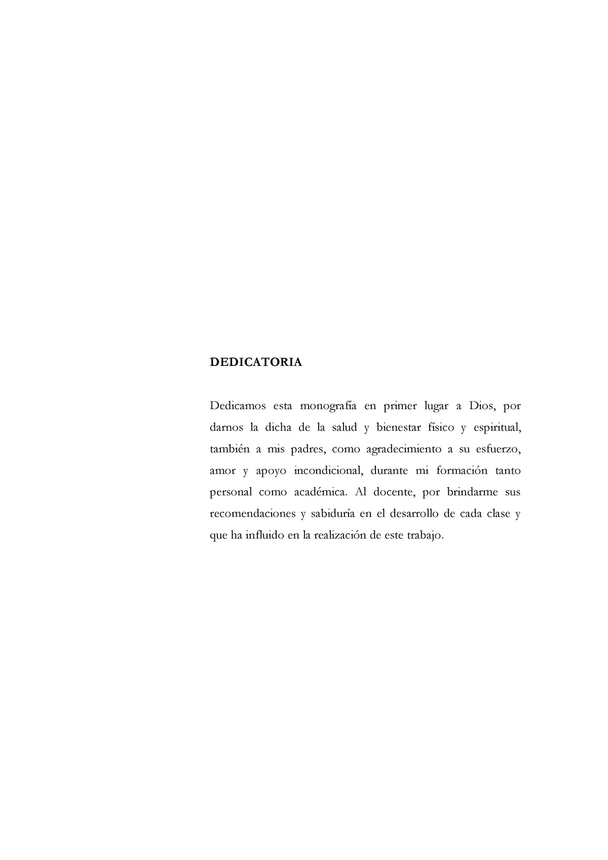 Monografia Contaminacion DE Plasticos - DEDICATORIA Dedicamos esta  monografía en primer lugar a - Studocu