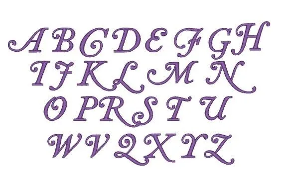 Monograma puntadas letras mayúsculas apliques bordados por artapli Monograma puntadas letras mayúsculas apliques bordados por artapli
