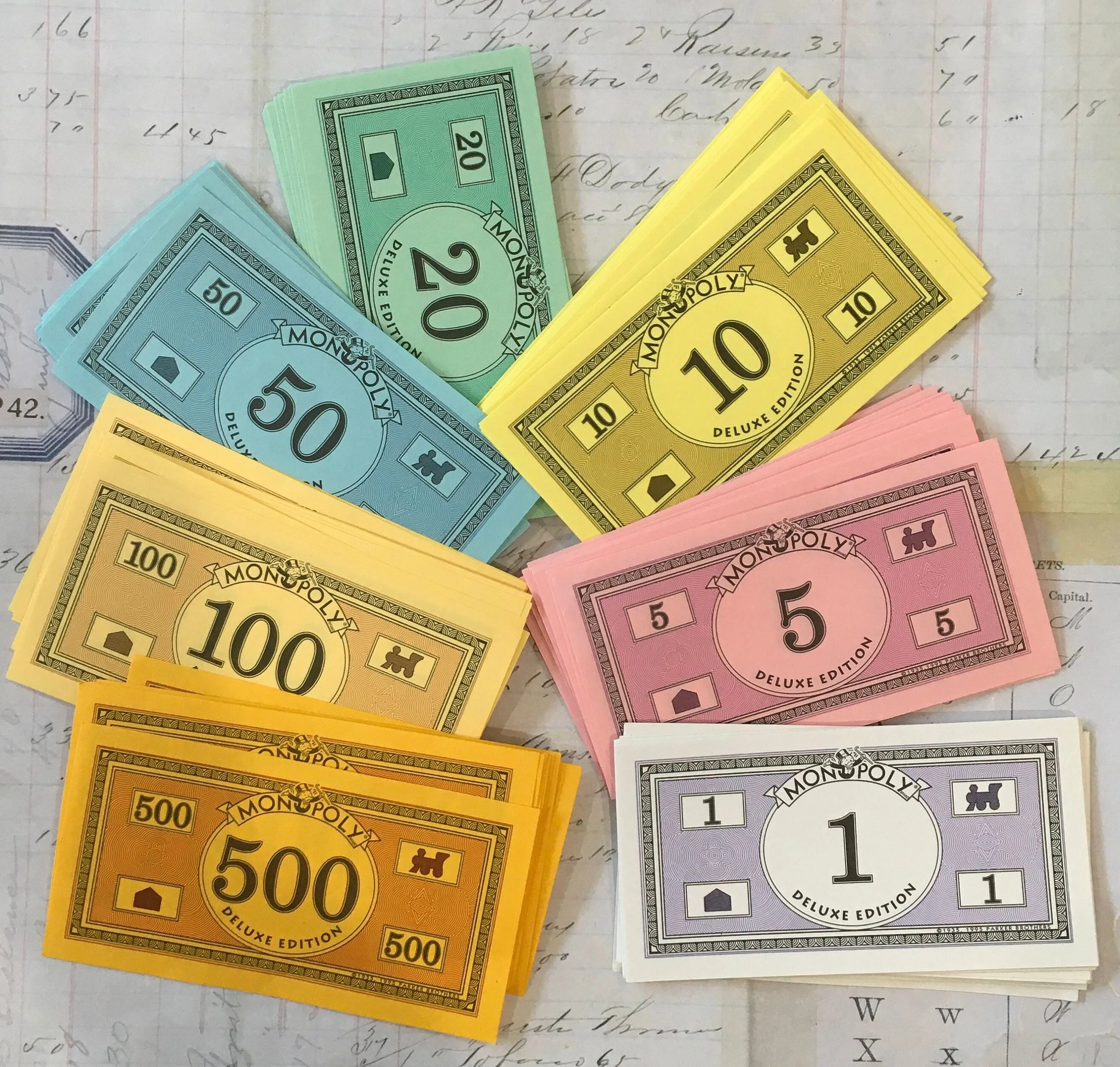 MONOPOLY Game Money / 120 MONOPOLY Deluxe Edition Game Money - Etsy México MONOPOLY Game Money / 120 MONOPOLY Deluxe Edition Game Money - Etsy México