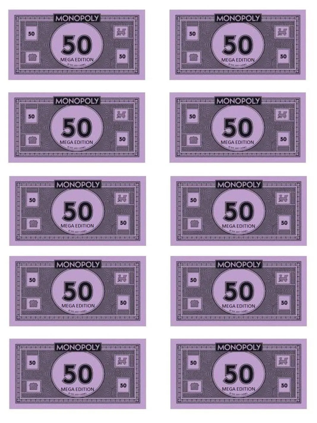Monopoly Mega Edition Dinero Piezas de repuesto Juego Cash - Etsy México Monopoly Mega Edition Dinero Piezas de repuesto Juego Cash - Etsy México