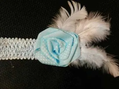 Moños Accesorios para la cabeza-como hacer estas flores ...